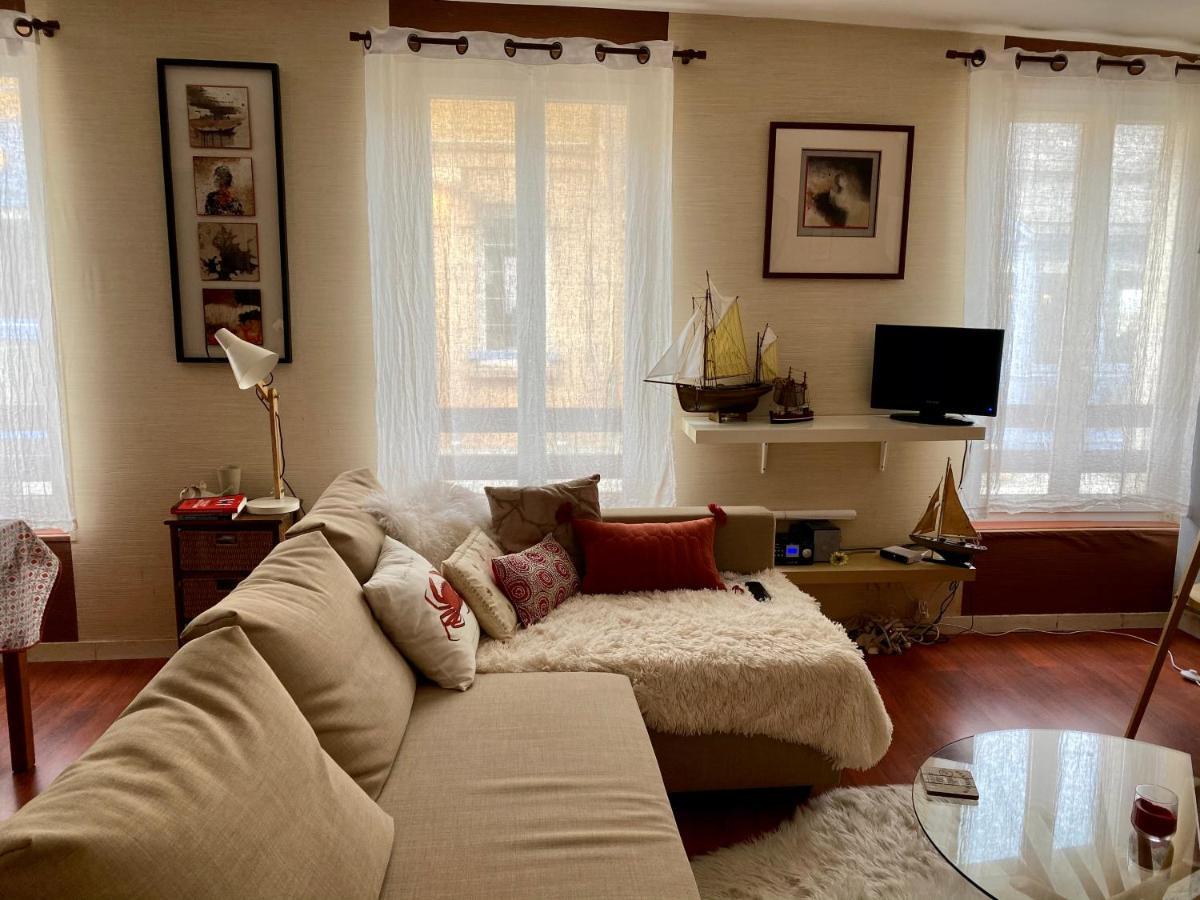 Cosy Gwen, Bel Appartement Vue Mer Laterale 勒特雷波尔 外观 照片